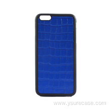 Newest Blue crocodile leather case for iphone 13